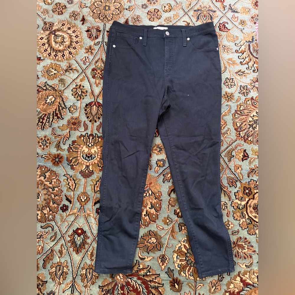Madewell Black 10” High Rise Skinny Jeans